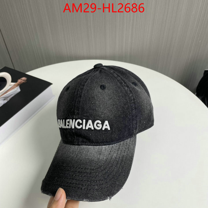 Cap(Hat)-Balenciaga brand designer replica ID: HL2686 $: 29USD