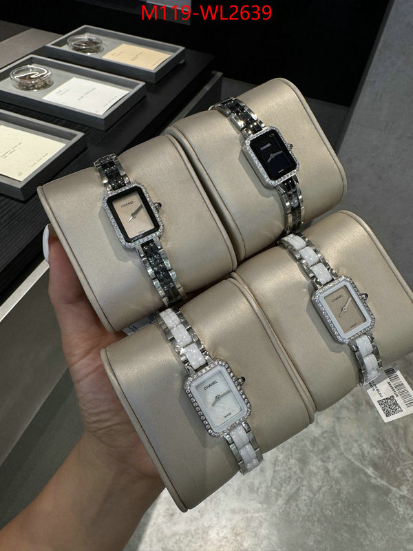 Watch(4A)-Chanel where quality designer replica ID: WL2639 $: 119USD