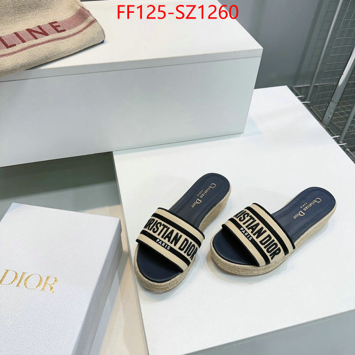 Women Shoes-Dior highest product quality ID: SZ1260 $: 125USD