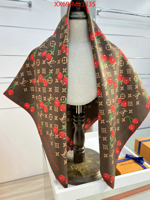 Scarf-LV designer 7 star replica ID: ML3335 $: 69USD