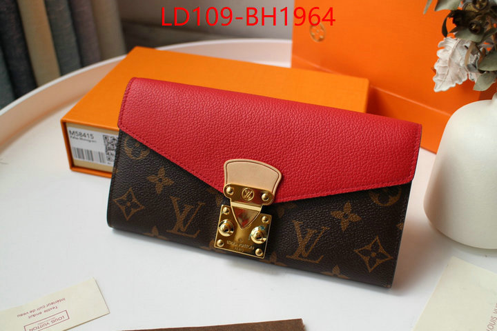 LV Bags(TOP)-Wallet the top ultimate knockoff ID: BH1964 $: 109USD,