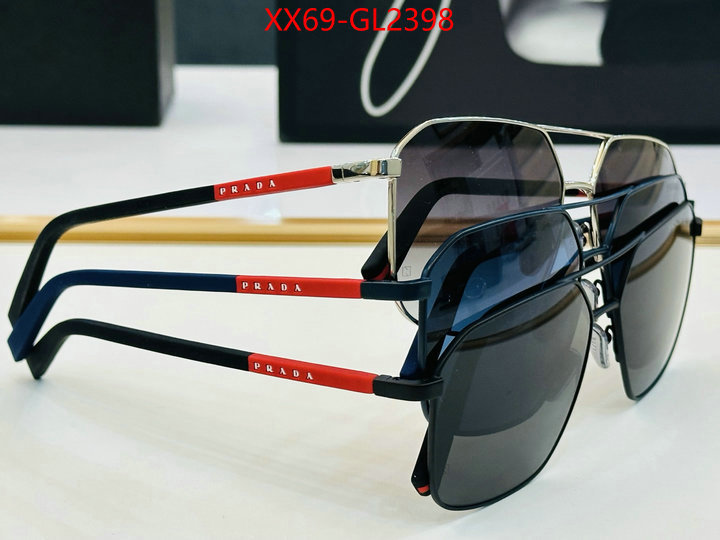 Glasses-Prada luxury fake ID: GL2398 $: 69USD