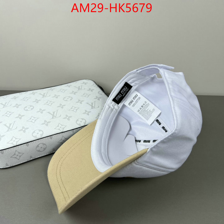 Cap(Hat)-Miu Miu highest quality replica ID: HK5679 $: 29USD