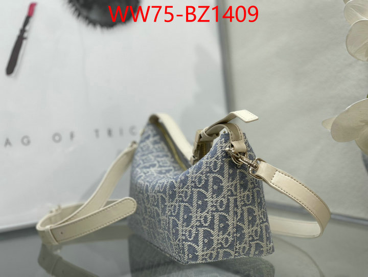 Dior Bags(4A)-Crossbody- top quality fake ID: BZ1409 $: 75USD,