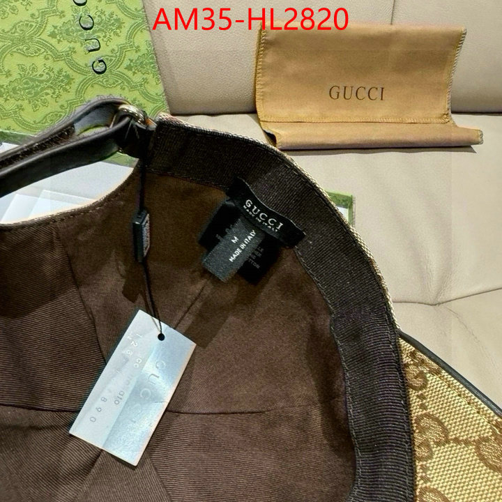 Cap(Hat)-Gucci 2024 luxury replicas ID: HL2820 $: 35USD