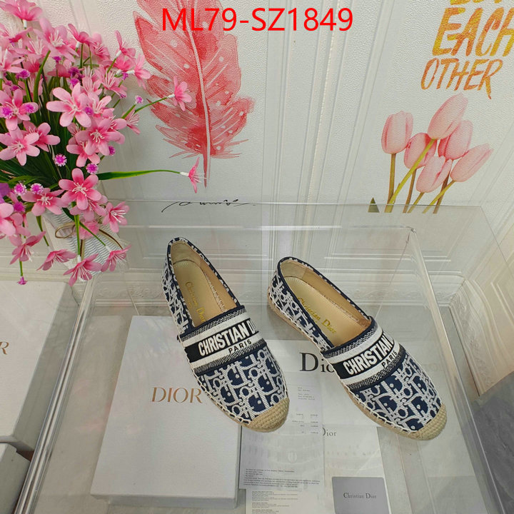Women Shoes-Dior for sale online ID: SZ1849 $: 79USD