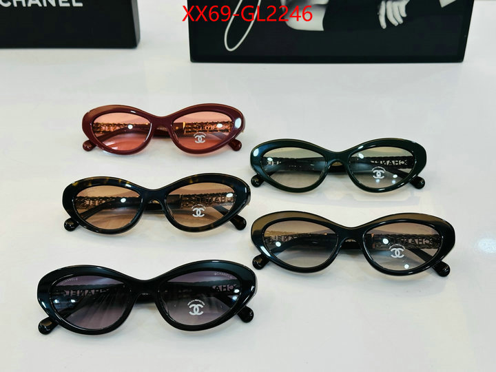 Glasses-Chanel only sell high-quality ID: GL2246 $: 69USD