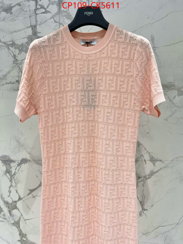 Clothing-Fendi for sale online ID: CK5611 $: 109USD