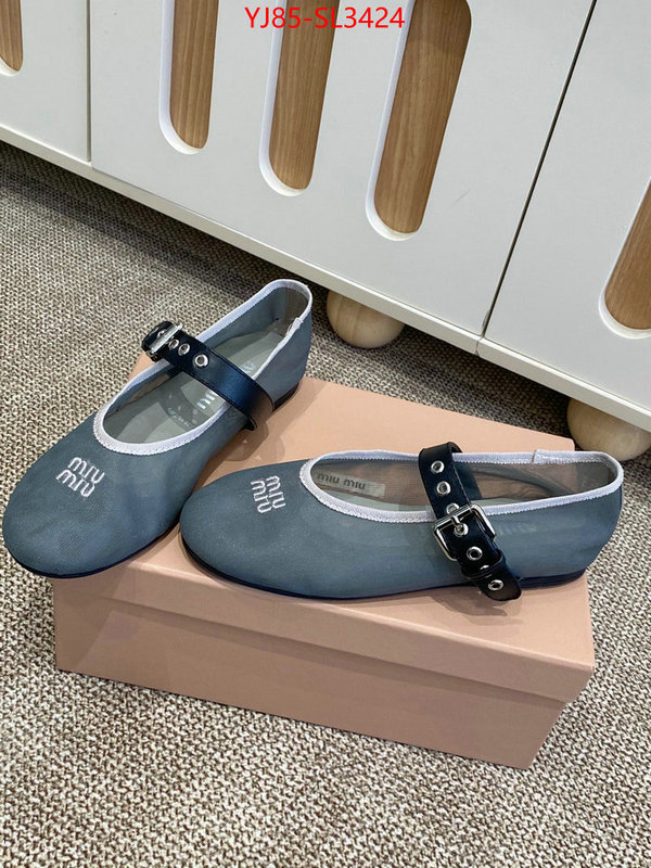 Women Shoes-Miu Miu buy high-quality fake ID: SL3424 $: 85USD