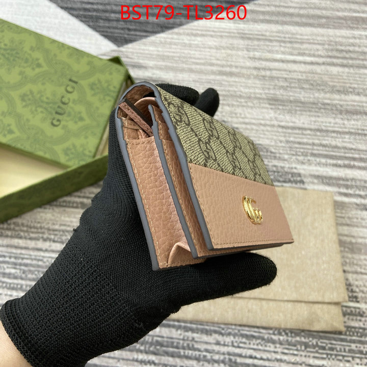 Gucci Bags(TOP)-Wallet- what best replica sellers ID: TL3260 $: 79USD,