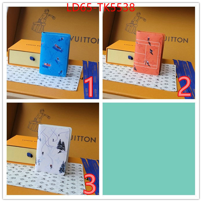 LV Bags(TOP)-Wallet 2024 replica wholesale cheap sales online ID: TK5538 $: 65USD,