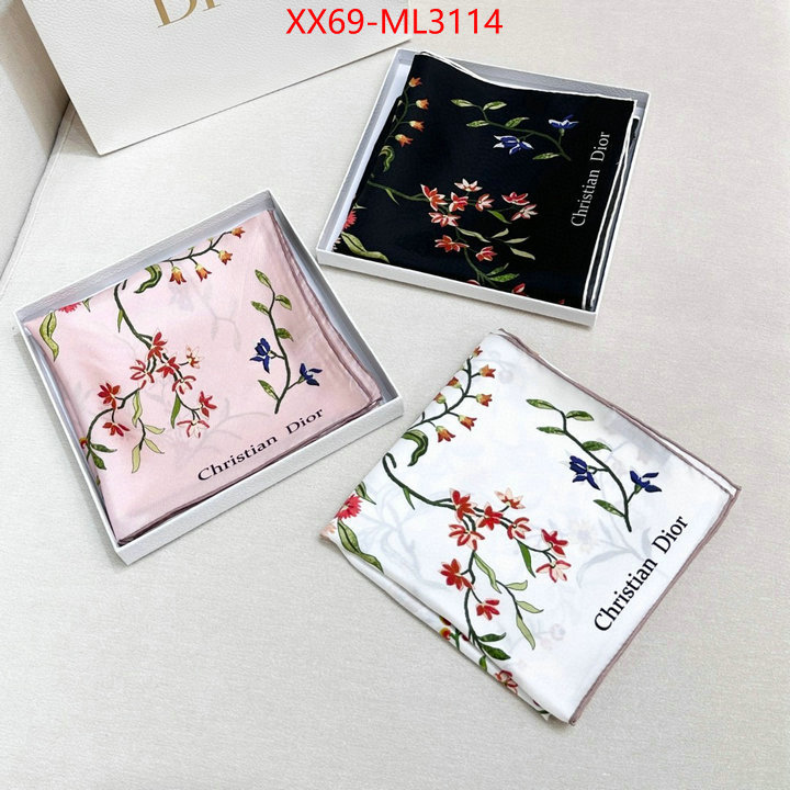 Scarf-Dior 2024 aaaaa replica customize ID: ML3114 $: 69USD