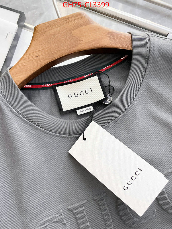 Clothing-Gucci luxury cheap replica ID: CL3399 $: 75USD
