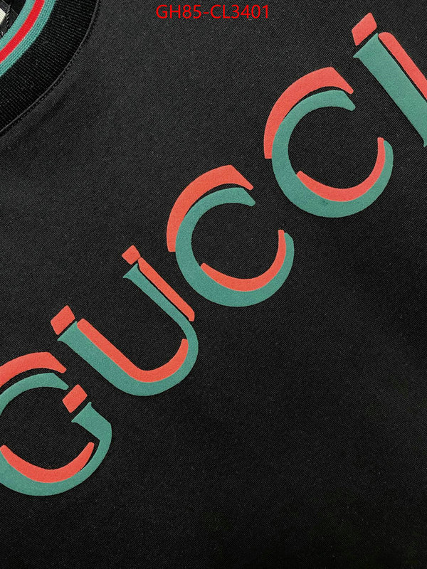 Clothing-Gucci luxury fake ID: CL3401 $: 85USD