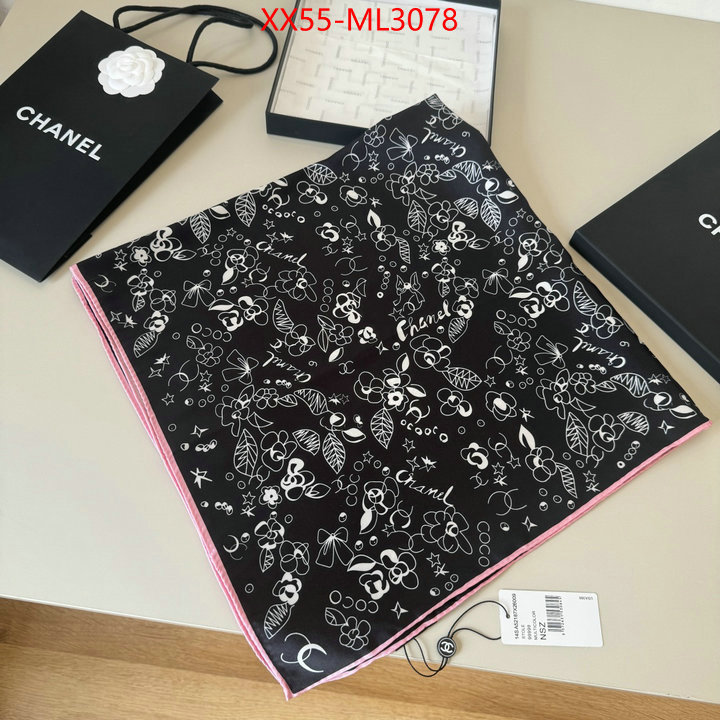 Scarf-Chanel luxury shop ID: ML3078 $: 55USD