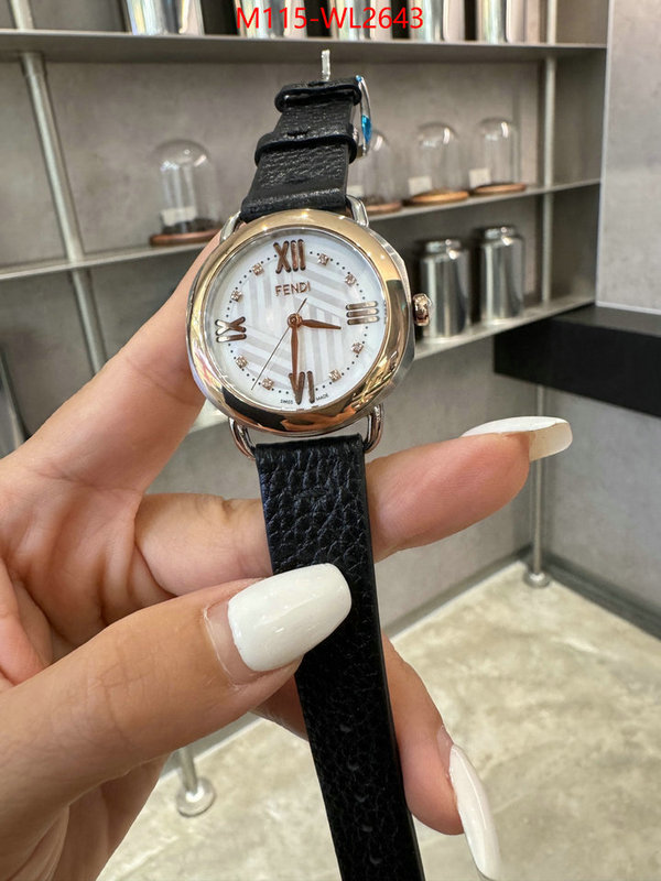 Watch(4A)-Fendi for sale online ID: WL2643 $: 115USD