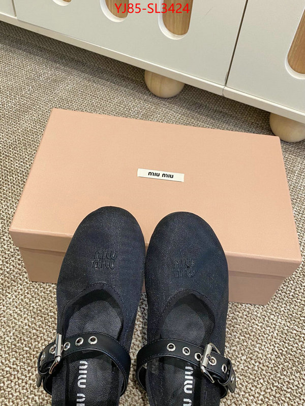 Women Shoes-Miu Miu buy high-quality fake ID: SL3424 $: 85USD