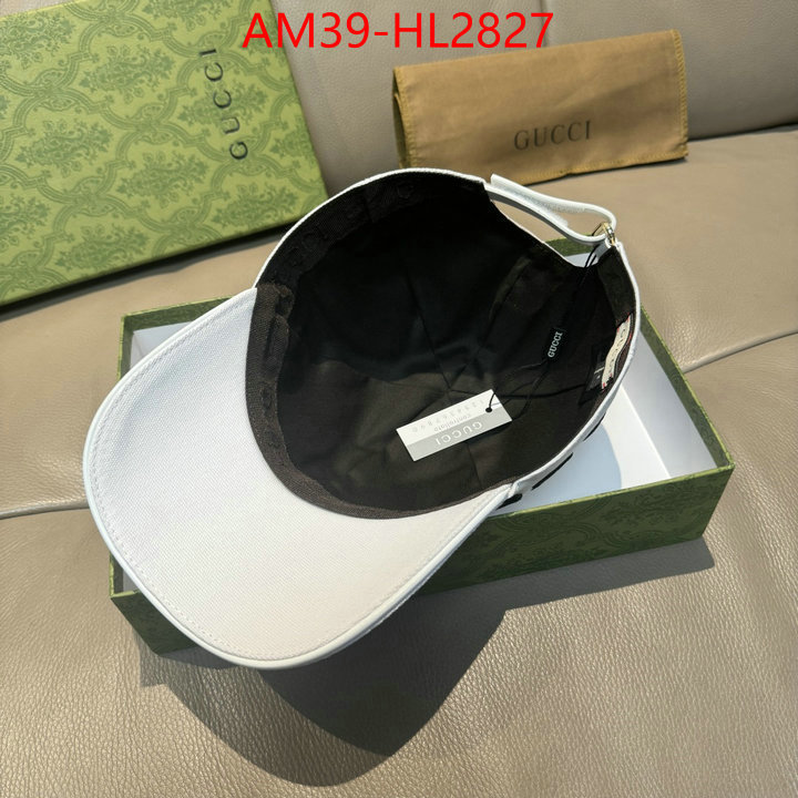 Cap(Hat)-Gucci wholesale designer shop ID: HL2827 $: 39USD