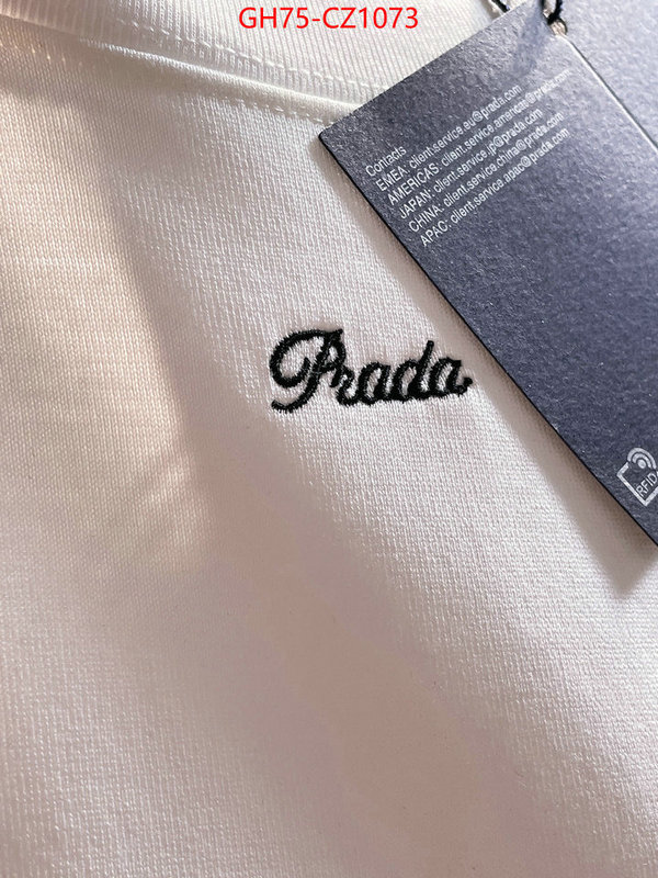 Clothing-Prada what's the best place to buy replica ID: CZ1073 $: 75USD