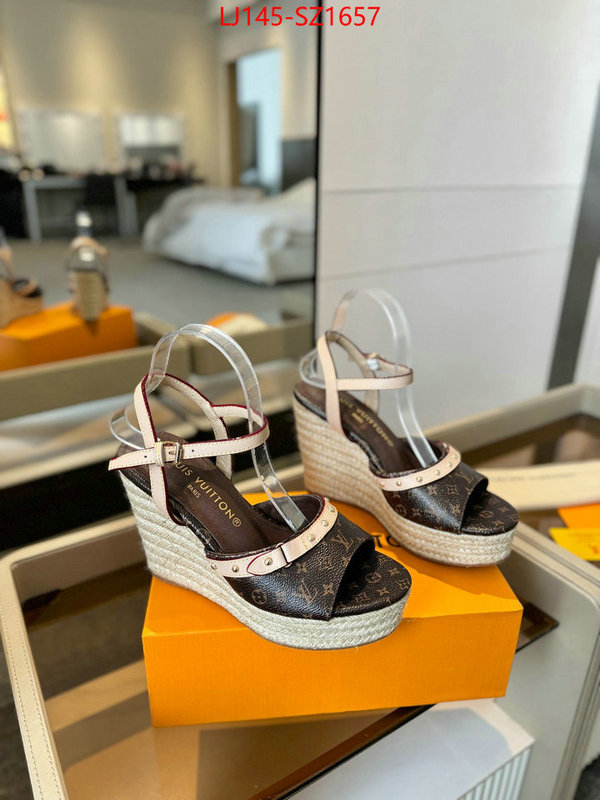 Women Shoes-LV what best replica sellers ID: SZ1657 $: 145USD