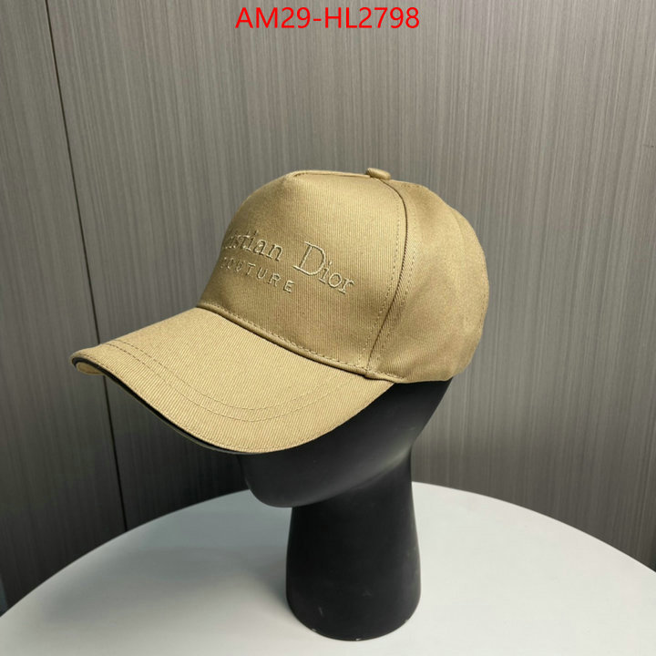 Cap (Hat)-Dior hot sale ID: HL2798 $: 29USD