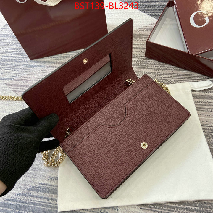 Gucci Bags(TOP)-Crossbody- luxury fake ID: BL3243 $: 139USD,