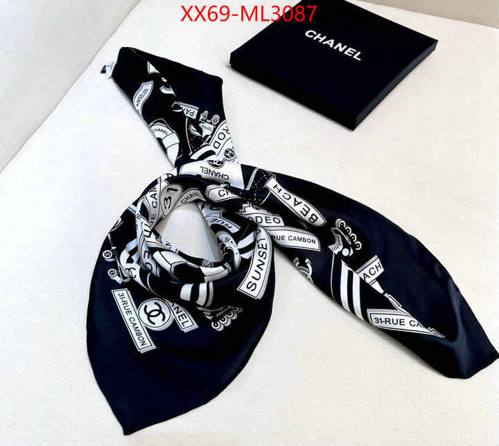 Scarf-Chanel wholesale replica shop ID: ML3087 $: 69USD
