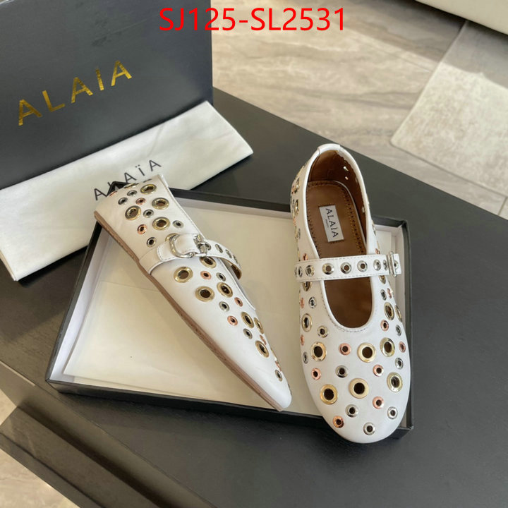 Women Shoes-ALAIA fake aaaaa ID: SL2531 $: 125USD