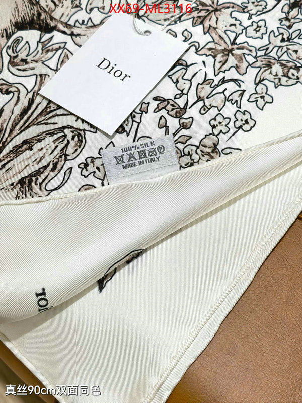 Scarf-Dior luxury ID: ML3116 $: 69USD
