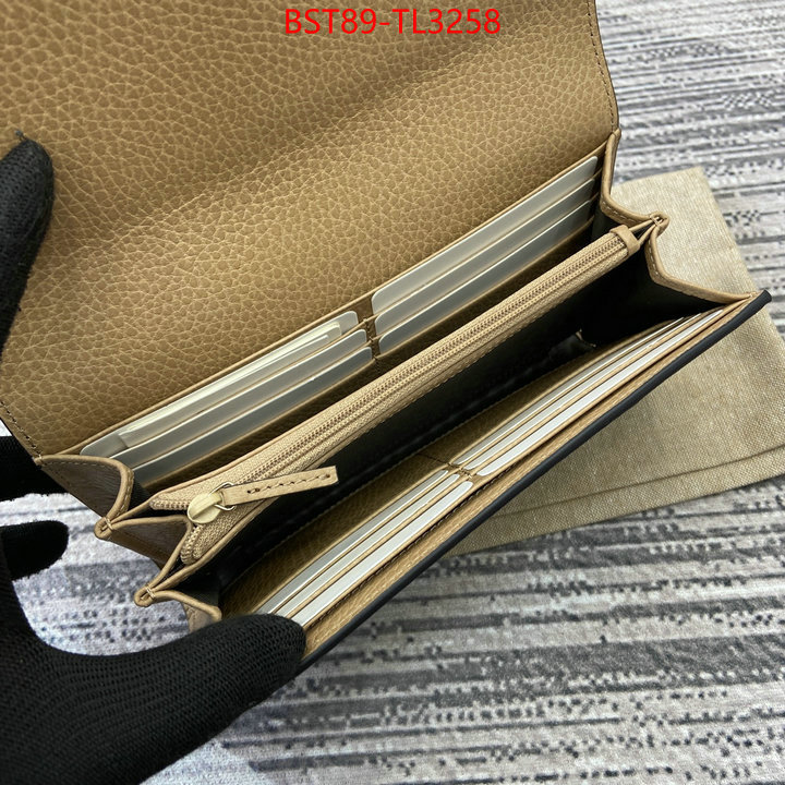 Gucci Bags(TOP)-Wallet- highest quality replica ID: TL3258 $: 89USD,