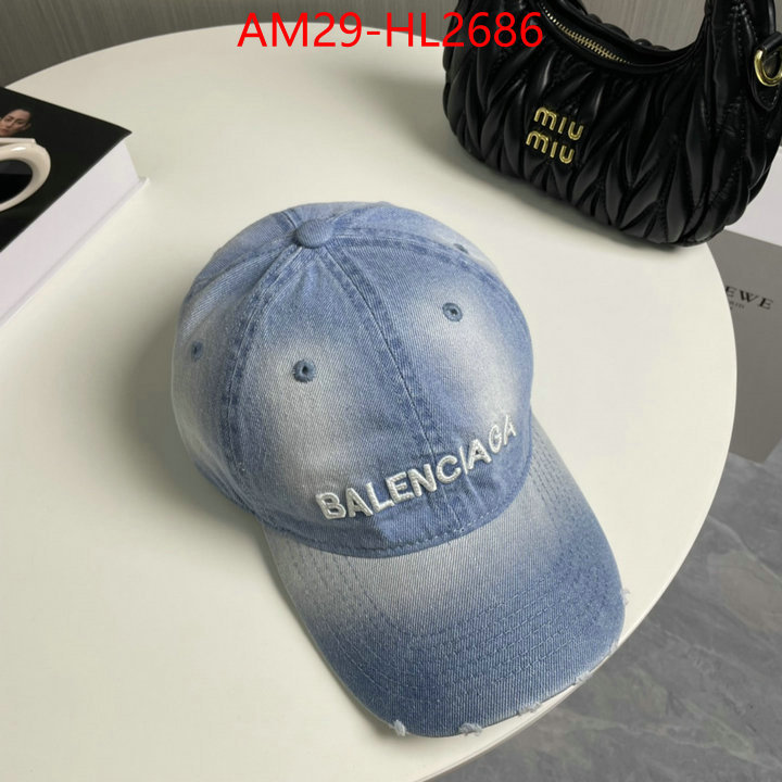 Cap(Hat)-Balenciaga brand designer replica ID: HL2686 $: 29USD