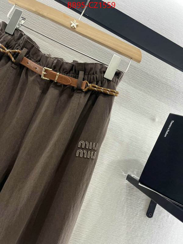 Clothing-MIU MIU store ID: CZ1559 $: 95USD