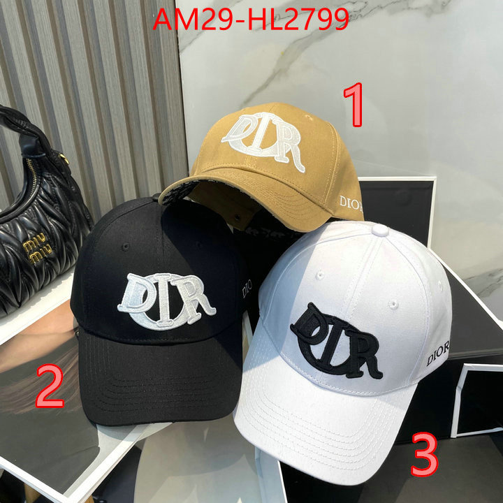 Cap (Hat)-Dior aaaaa+ quality replica ID: HL2799 $: 29USD