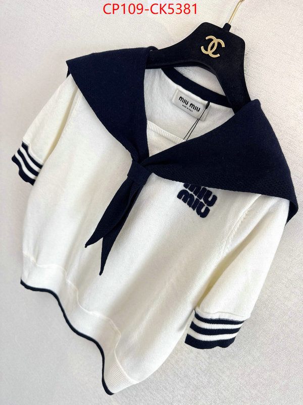 Clothing-MIU MIU we offer ID: CK5381 $: 109USD