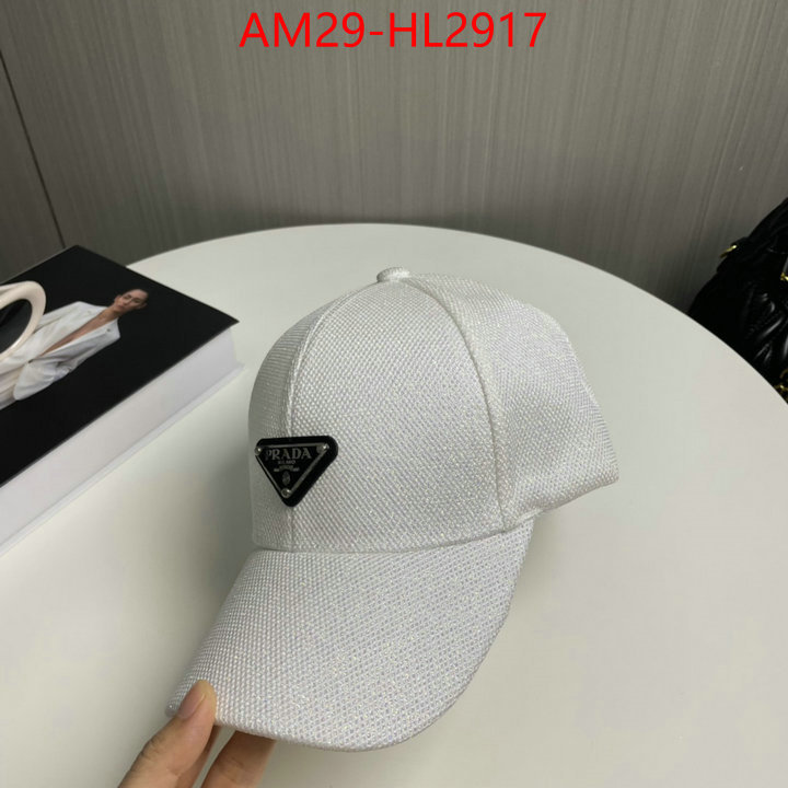 Cap (Hat)-Prada high quality replica designer ID: HL2917 $: 29USD