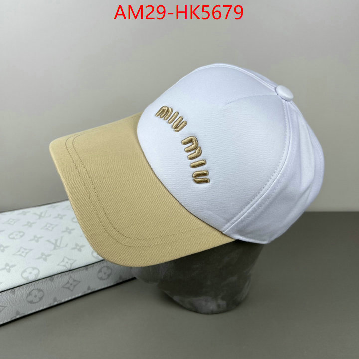 Cap(Hat)-Miu Miu highest quality replica ID: HK5679 $: 29USD