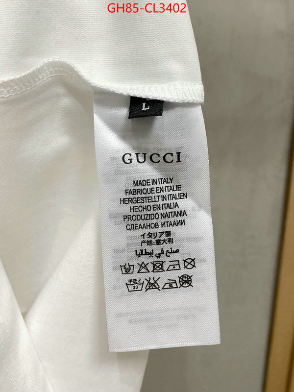 Clothing-Gucci shop designer replica ID: CL3402 $: 85USD