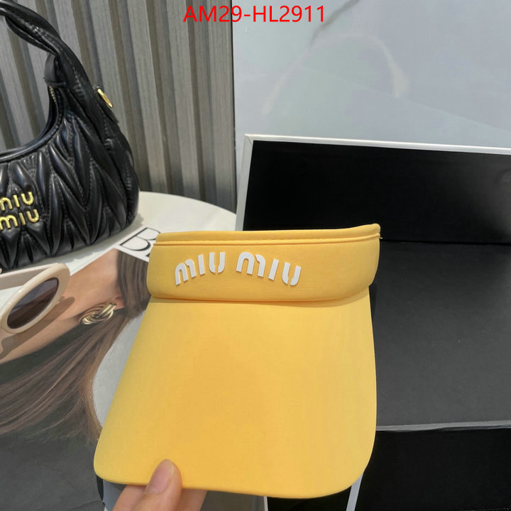 Cap(Hat)-Miu Miu buy cheap replica ID: HL2911 $: 29USD