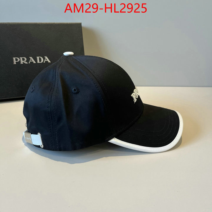 Cap (Hat)-Prada brand designer replica ID: HL2925 $: 29USD