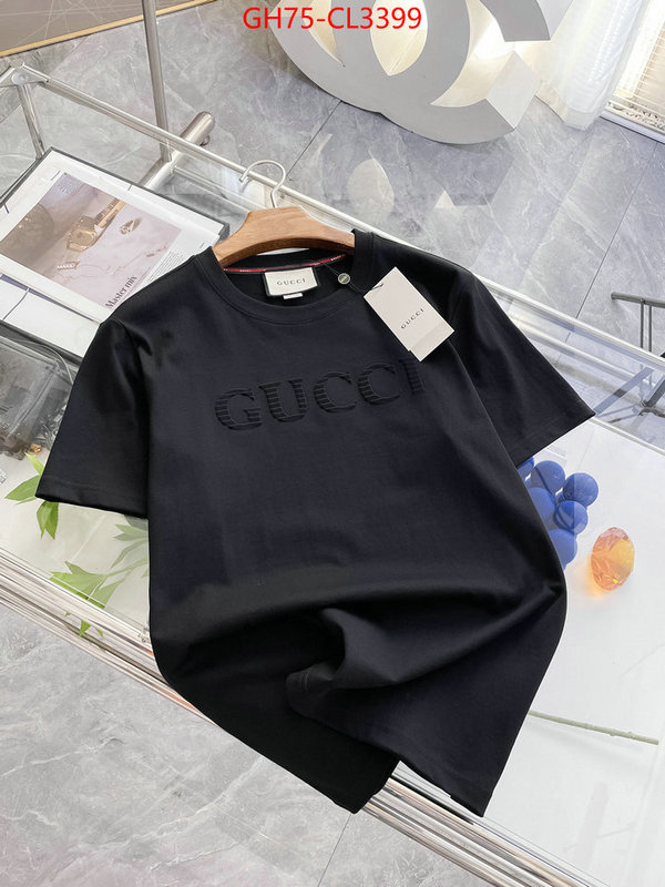Clothing-Gucci luxury cheap replica ID: CL3399 $: 75USD