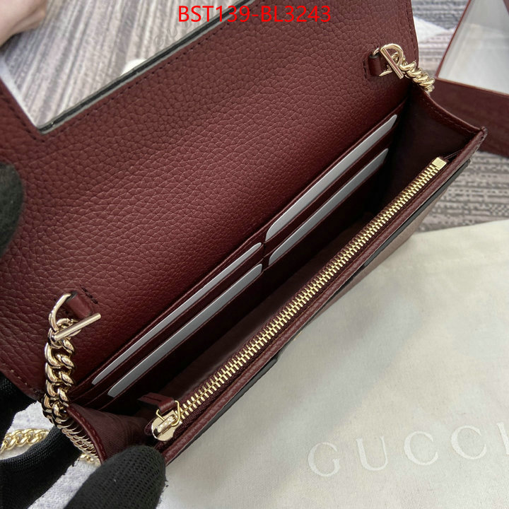 Gucci Bags(TOP)-Crossbody- luxury fake ID: BL3243 $: 139USD,