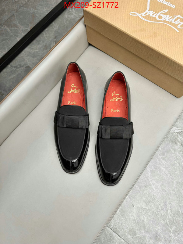 Men Shoes-Christian Louboutin fake ID: SZ1772 $: 209USD-shoes yupoo Men Shoes-Christian Louboutin fake ID: SZ1772 $: 209USD