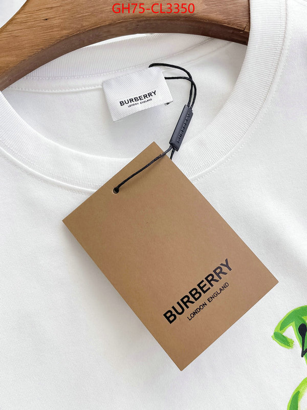 Clothing-Burberry top perfect fake ID: CL3350 $: 75USD