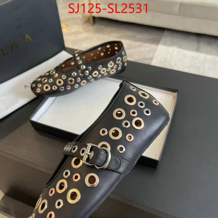 Women Shoes-ALAIA fake aaaaa ID: SL2531 $: 125USD