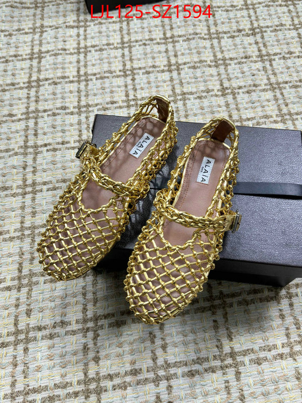 Women Shoes-ALAIA luxury fake ID: SZ1594 $: 125USD