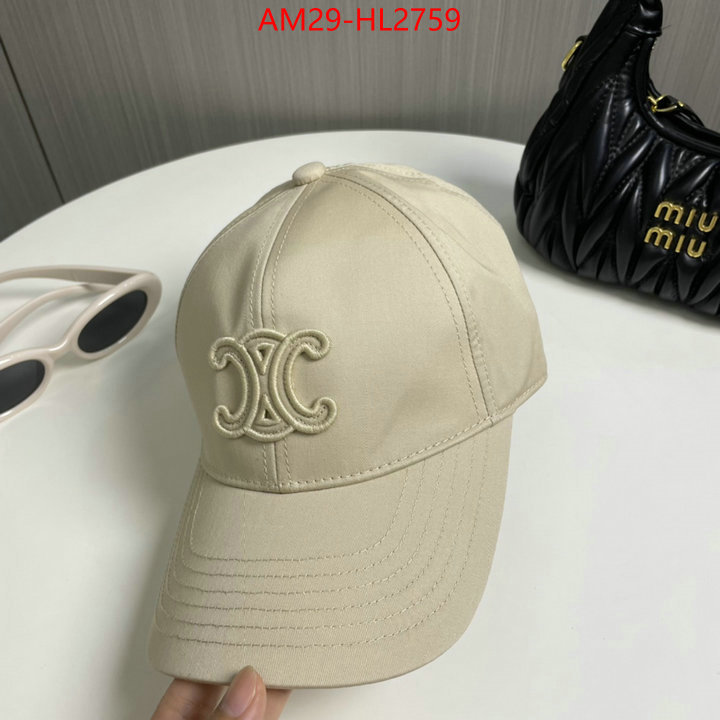 Cap(Hat)-Celine new designer replica ID: HL2759 $: 29USD