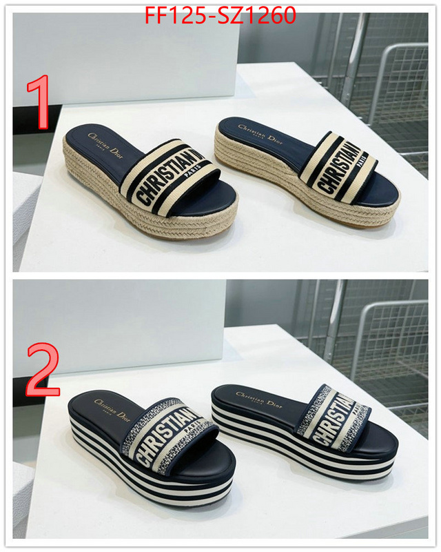 Women Shoes-Dior highest product quality ID: SZ1260 $: 125USD
