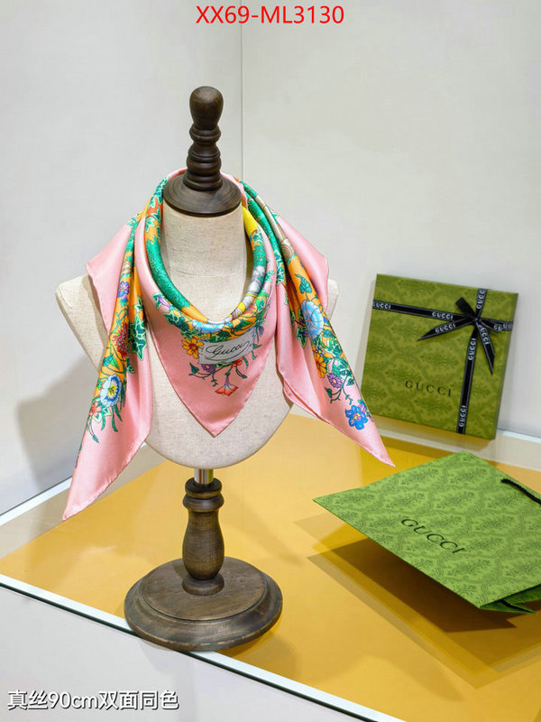 Scarf-Gucci where to buy fakes ID: ML3130 $: 69USD