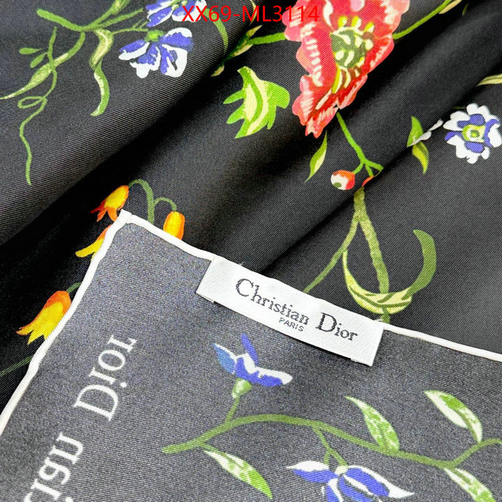 Scarf-Dior 2024 aaaaa replica customize ID: ML3114 $: 69USD