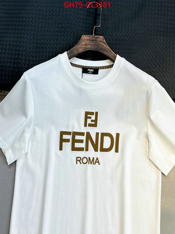 Clothing-Fendi sell high quality ID: CL3381 $: 75USD
